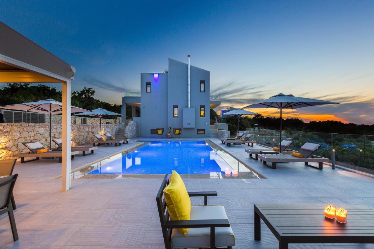 Luxury Cretan Villas With Private Pools Gállos Exterior photo